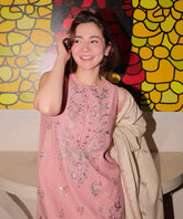 Lawn-3PC Embroidered Shirt with Lawn Embroidered Dupatta-1418